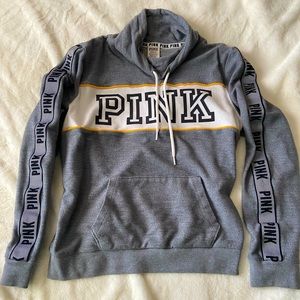Victoria secret pink cowl neck sweater size L